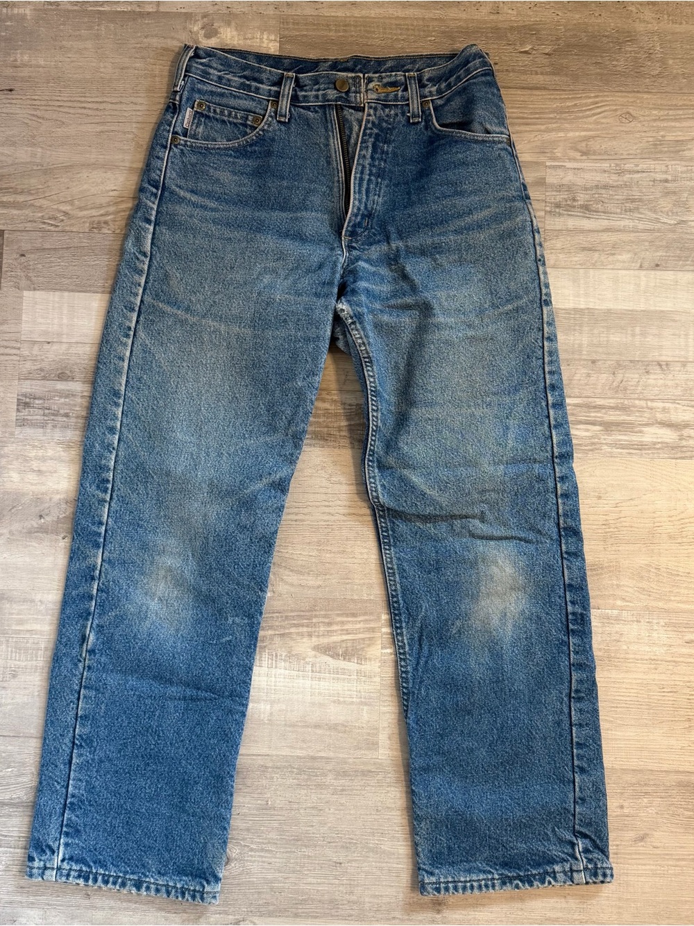 Vintage Carhartt flannel-lined Jeans